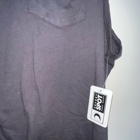 Secret Spot Surf Shop OBX Pigment Dyed Men’s Black Cotton Tank Size XXL - Picture 5 of 6